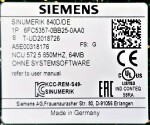 Siemens 6FC5357-0BB25-0AA0